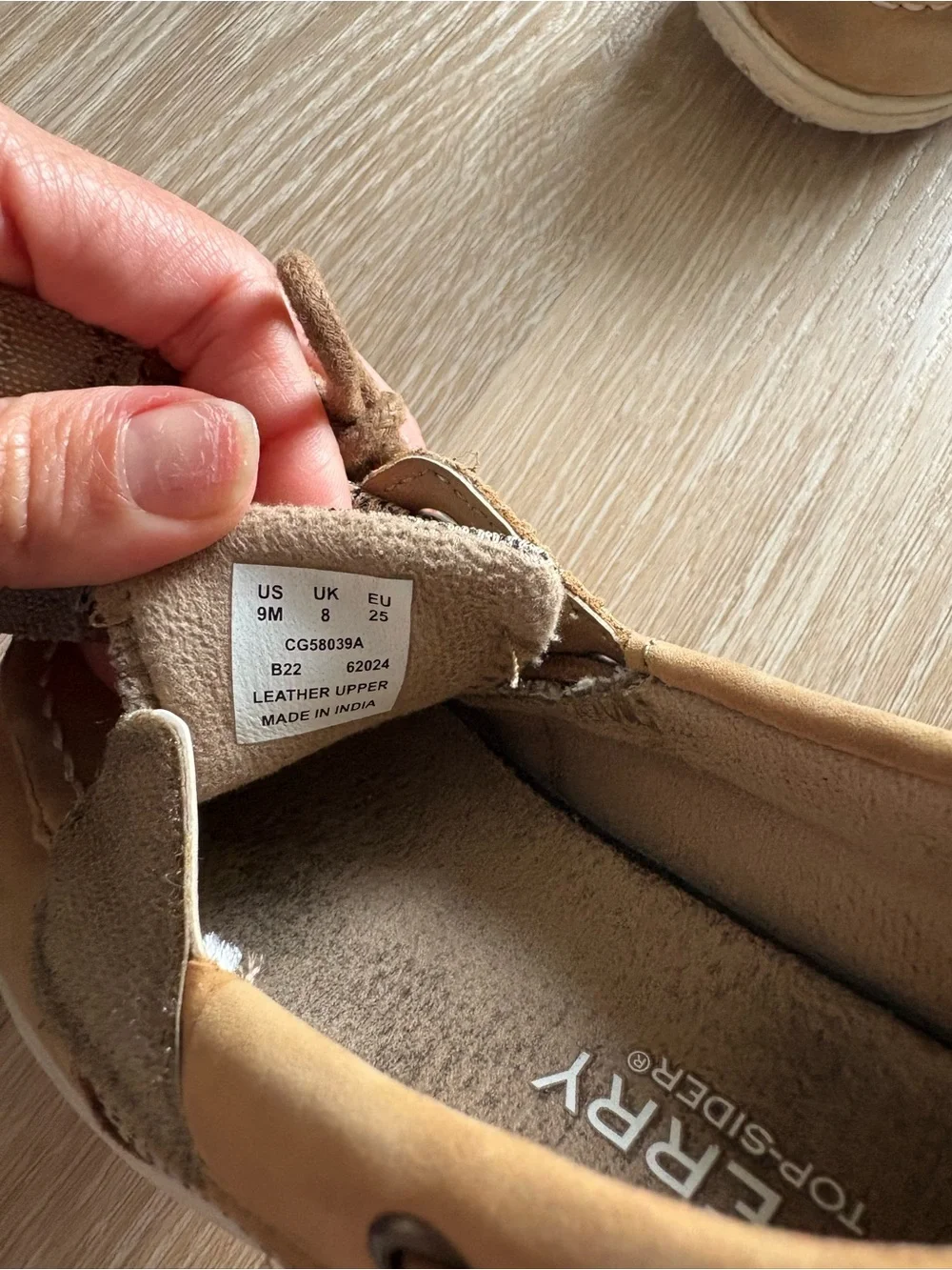 Sperry Kids Tan and Beige Boat Sneakers